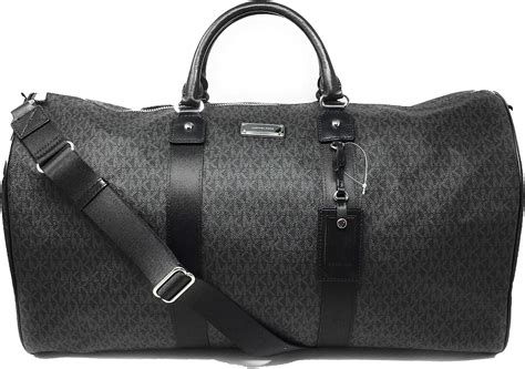 michael kors black duffle bag|michael kors duffle bag outlet.